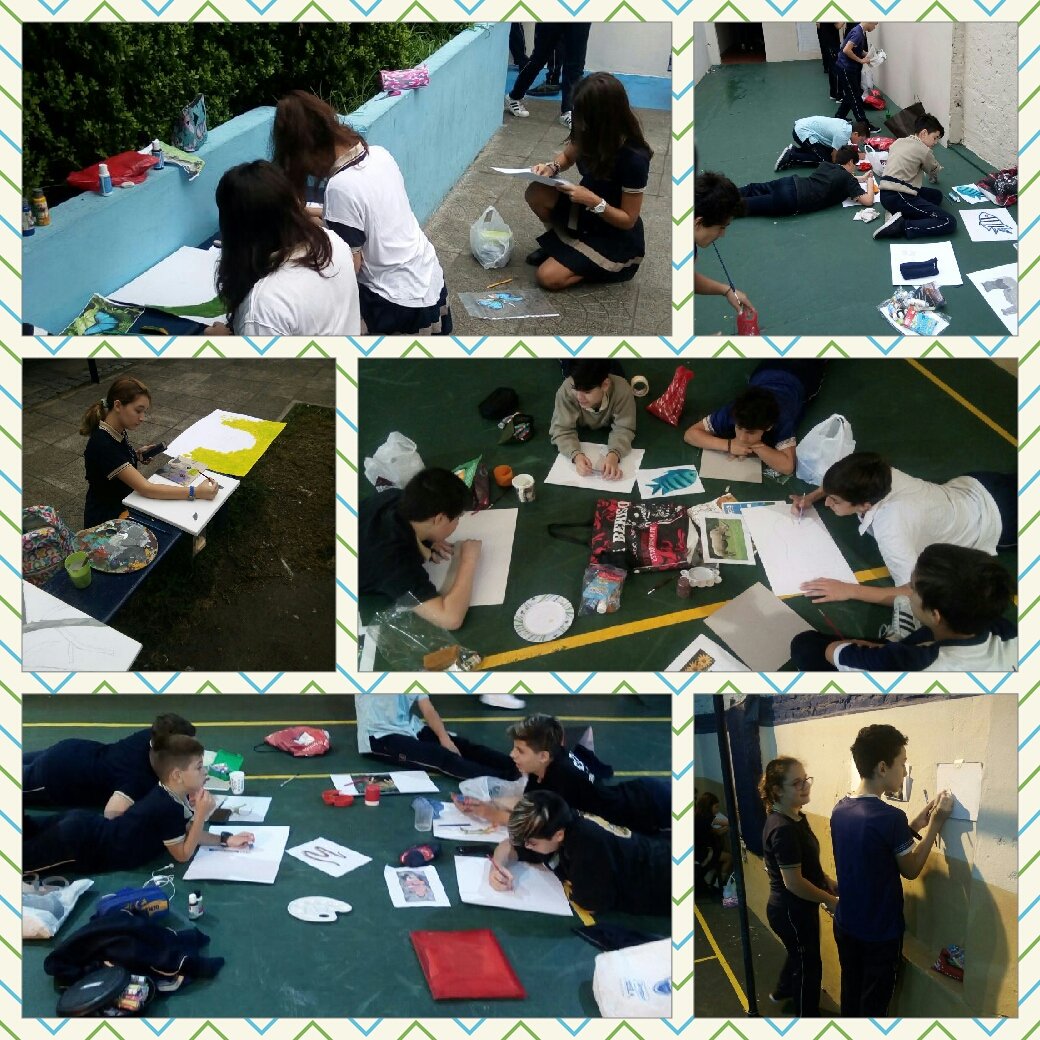 ColegioSanPa's tweet photo. Con #2doB #NivelSecundario , reproducimos elementos de la naturaleza con acrílicos, en ambos casos hacemos una pintura realista #EducacionArtistica #ColegioSanPatricio https://t.co/NEoTdmNE2O