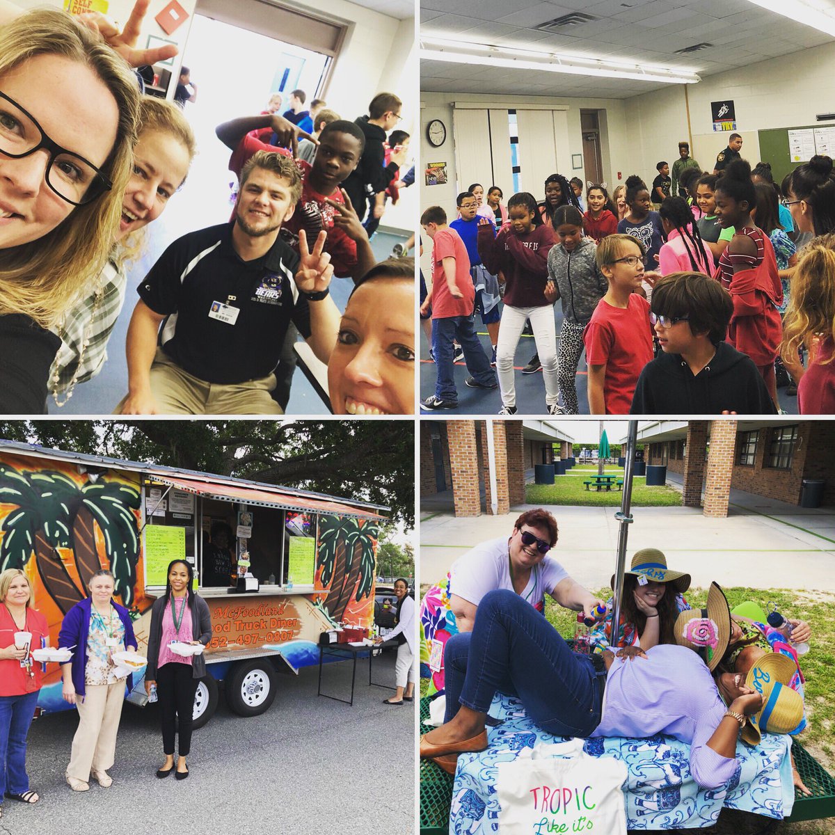kashberger's tweet photo. Busy day at Emerald Shores today!! Began with a Multiplication Tournament, sprinkled some food truck fun in for lunch, and ended with celebrating our Administrative Professionals!  #EMSpride #funday @EMSpride @StacyHoustonEMS https://t.co/SpKvmMX1J0