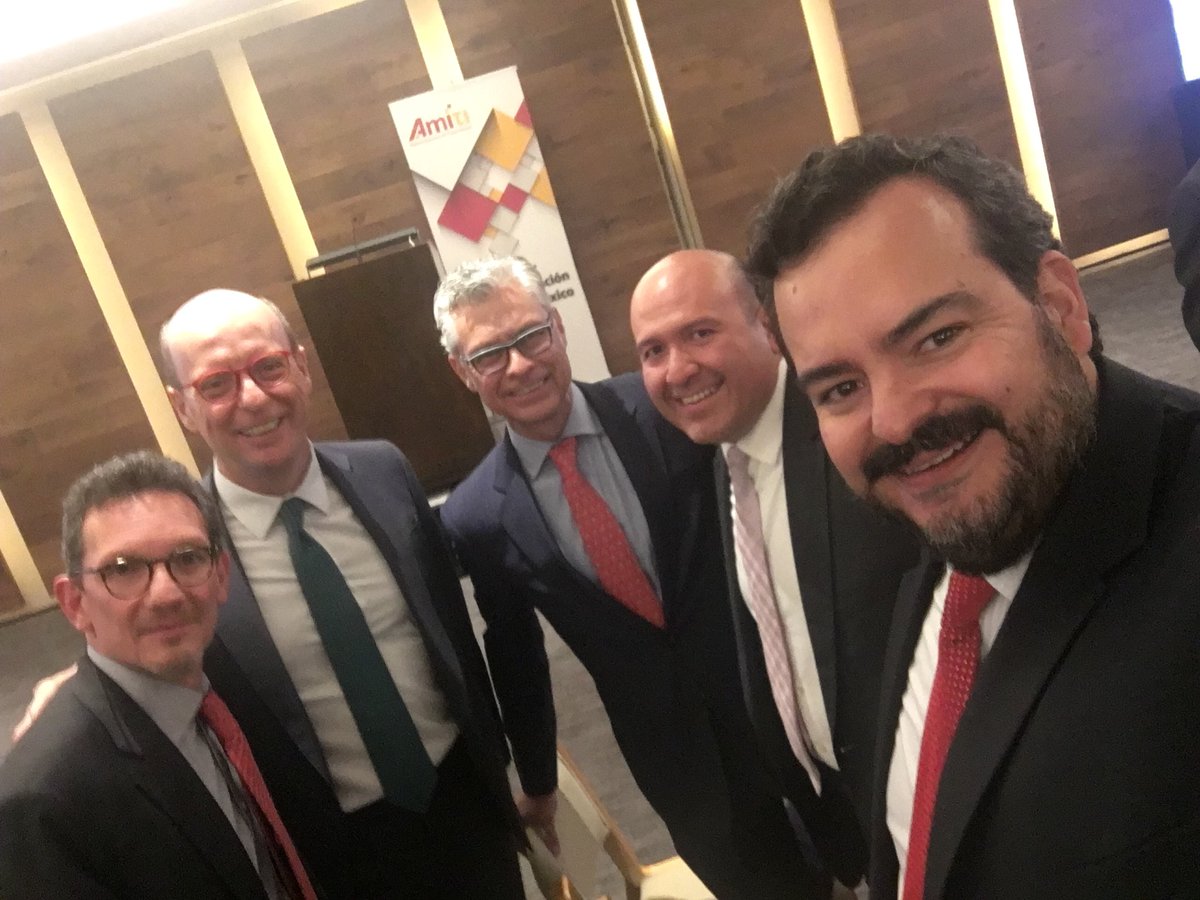 Un enorme gusto acompañar a Javier Cordero Presidente de <a href="/AMITI_Mex/">AMITI</a> en su asamblea . Aquí con él y grandes amigos: <a href="/luizferezin/">Luiz Ferezin</a> <a href="/cfallende/">Carlos Allende</a> <a href="/AlPachecoVa/">Alfredo Pacheco</a> <a href="/CANIETI/">CANIETI</a> presente #industriaunida