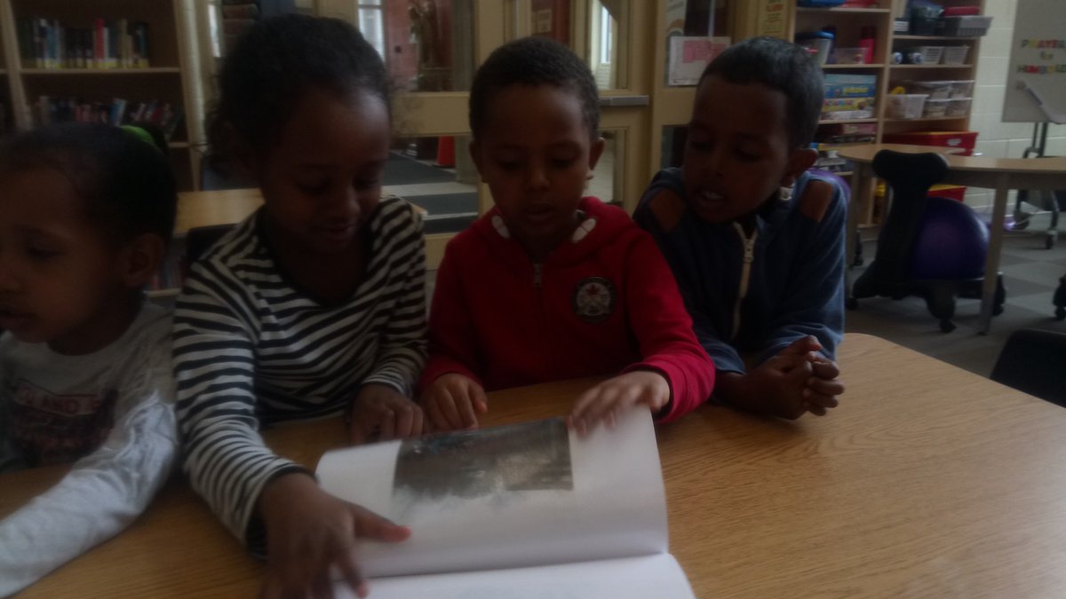 lorna4083's tweet photo. ELL grade ones' shared writing books turned out great: experiencing together, then writing and now reading the finished books together @stjthunder #OurCommunityWalk #LanguageExperience #IdentityText https://t.co/l7RdbdoFqw