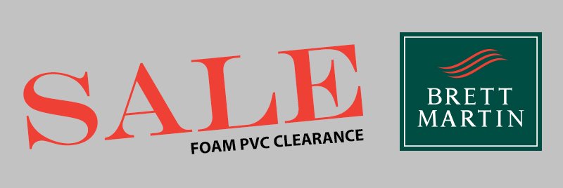 Massive clearance on foam PVC! Brett Martin Foamalux 1mm &amp; 2mm available at 50% off RRP! - ow.ly/24ia30jGl2a