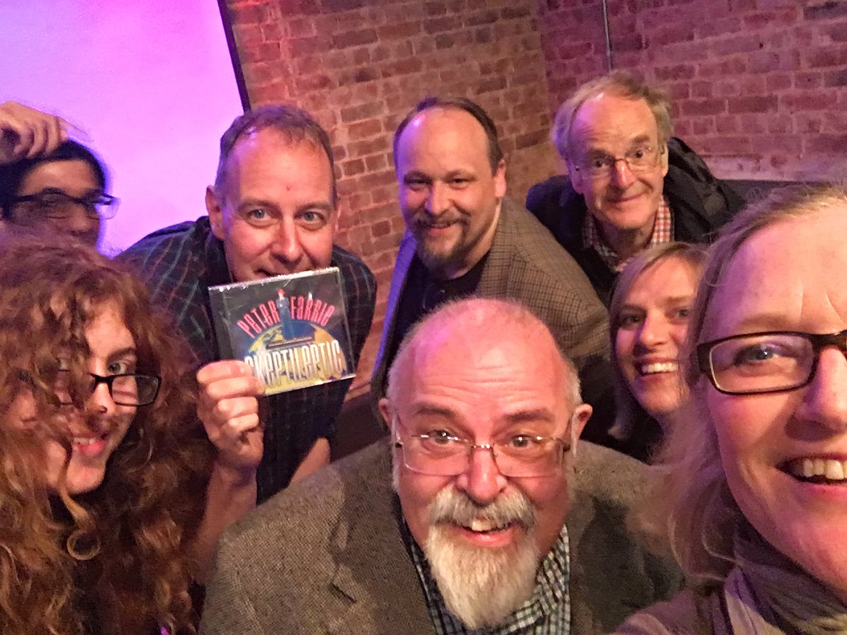 Gig survivors! Great album launch @mysonglife #PeterFarrie 🎶 Truly #Skeptileptic well played Peter and well done @mamapikmusic @ziontree @GHancockSinger + Chris, Lee & Jamie #teamwork Exeter Phoenix