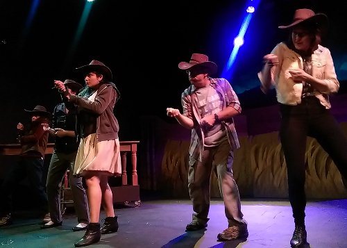 raggedwingens's tweet photo. LAST CALL at the Doomsday Saloon! A Different Stretch of Long Earth closes tonight. LAST CHANCE to laugh and live through The End https://t.co/eXGsyzvFcT #decolonize #apocalypse #doomsday #ensembletheater #raggedwingensemble #theateroakland #oaklandarts https://t.co/fucbzIXAHd