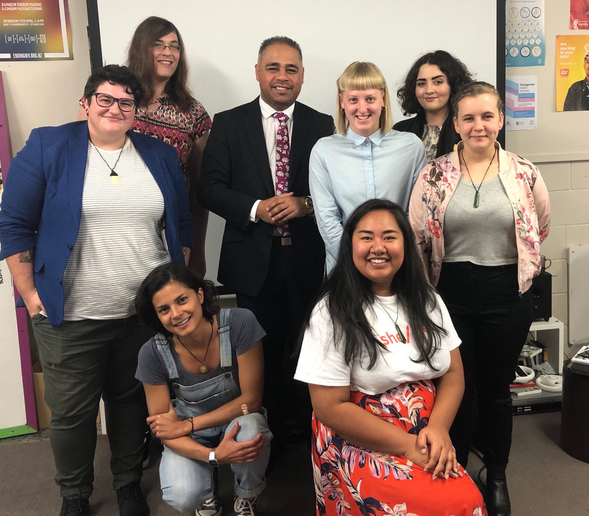 Thanks to @PeeniHenare for visiting RY to hear from us and other youth charities about our communities, our mahi and to share some of the stuff happening at the Ministry of Youth Development!