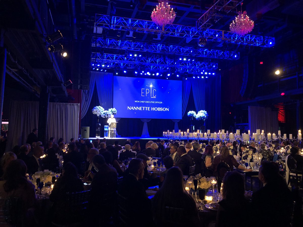 MandiWyndham's tweet photo. .@mymcmedia #CEO Nannette Hobson has taken the stage #EPICMCM @FillmoreSS https://t.co/OnASJxtVu9