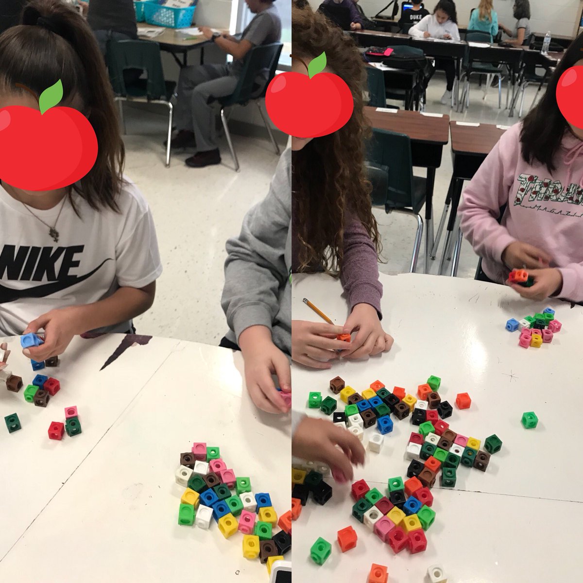 lissa_p12's tweet photo. Using unifix cubes to explore volume of rectangular prisms was a huge hit! #minibuilders #mathisfun https://t.co/oFbQXoQ7Jo