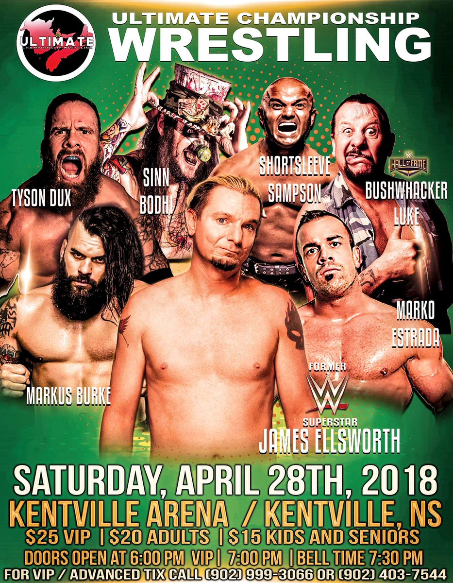 This time tomorrow I'll be kicking Carter Mason's face off on TV Then Jack Swagger's head into the from row of the Spryfield Rink And then ?? Gets broken in Kentville Let's just say somebody's gonna get hurt real bad cause this weekend there will be #nomoreDickingaround