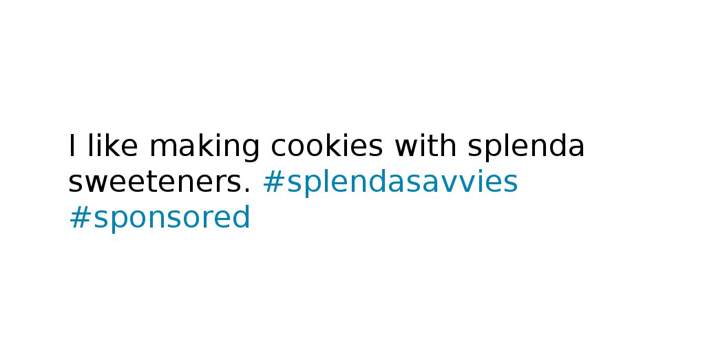 kaylactapper's tweet photo. What recipes are you interested in making with SPLENDA® Sweeteners? #splendasavvies #sponsored https://t.co/J8UGg2fvk8