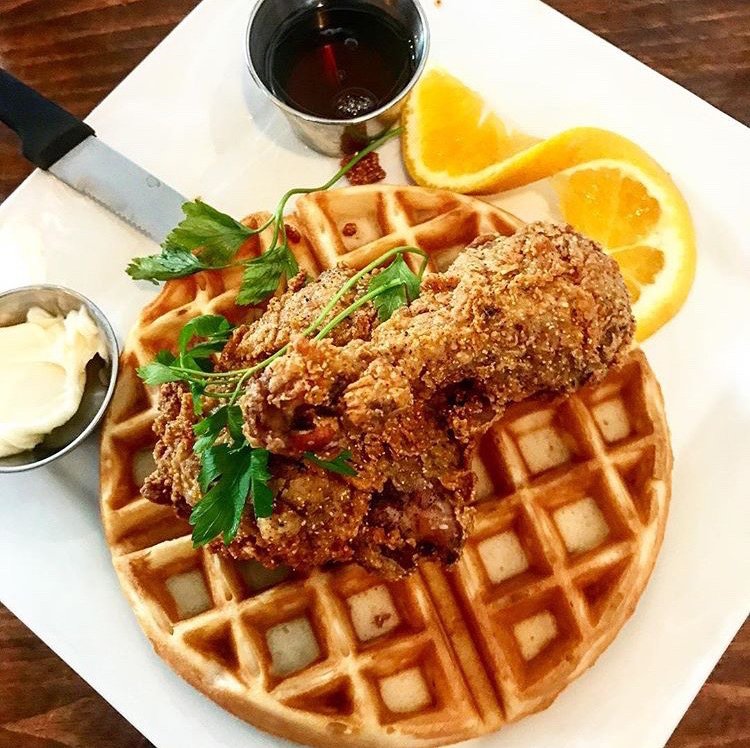 Yep, we get that all the time!

RT <a href="/packingdistrict/">Packing District</a>: What's our favorite pick up line, you ask? "We go together like fried chicken and waffles!" <a href="/georgiassoul/">Georgia's Restaurant</a>
PC: <a href="/asp/">A Starting Point</a>.califoods