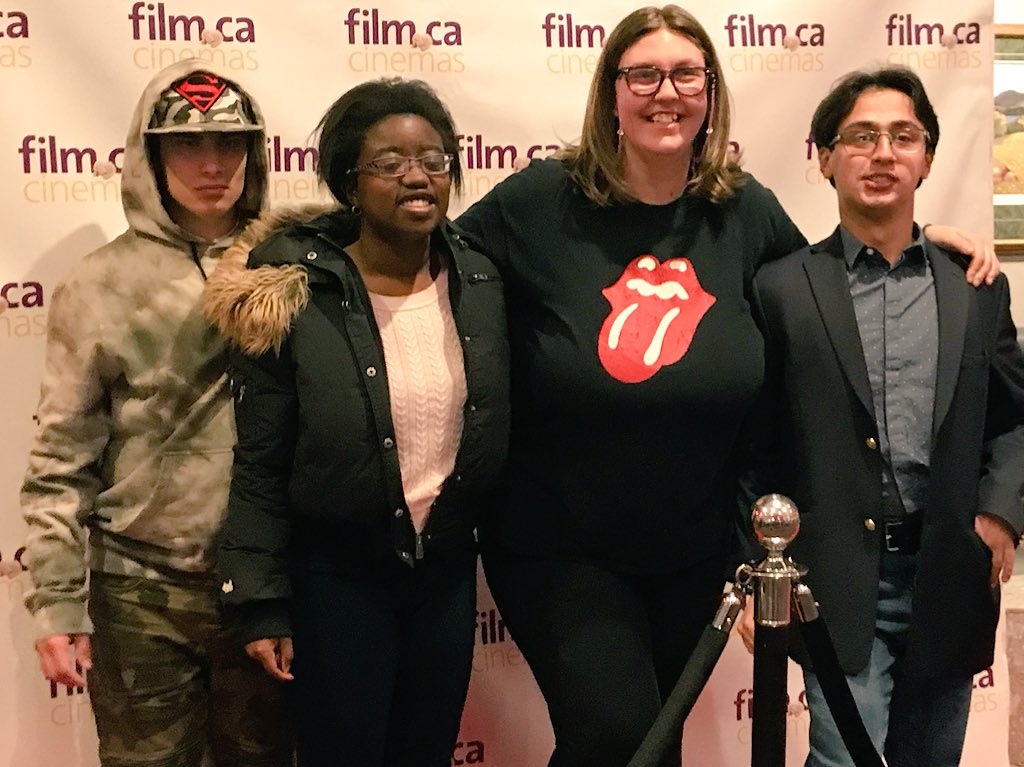 RondaRumig's tweet photo. The CPP crew showing support at the world premiere of ‘Juan’s Speech”!  https://t.co/VdU98K13dr   #WOSSCPP https://t.co/8gwzryygoI