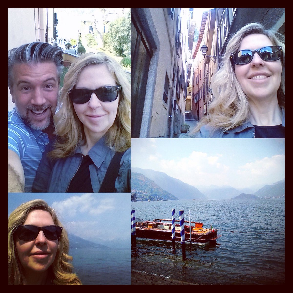 Jane_Lockhart's tweet photo. Spent our last day touring Bellagio and Lake Como. Unfortunately, no sightings of George Clooney😉
#italytour2018 #bellagio #como #comolakeviews #sightseeing #friends #selfies #interiordesign #design #italy https://t.co/atw3k2qq38