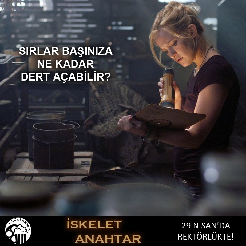 KLÜ Sinema'da Korku!

#İskeletAnahtar filmi 29 Nisan Pazar günü, Grup Karbon konserinden sonra saat 20:00'de, Eski Rektörlük Binası alt salonda!

Detaylar: facebook.com/events/1631078…