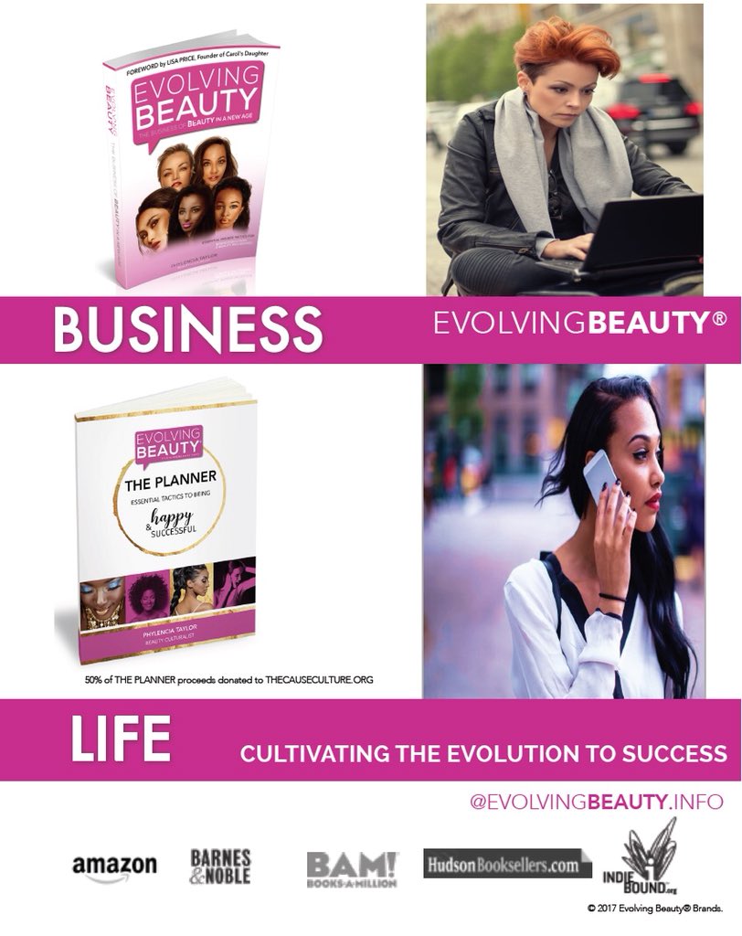 _EvolveBeauty's tweet photo. I wrote this amazing business book (top) in 2016. Foreword by #lisaprice It’s still relevant, thinking abt a edition and “strategically planned tour and release? Eh? #evolvingbeauty https://t.co/l9RAx4hPAR