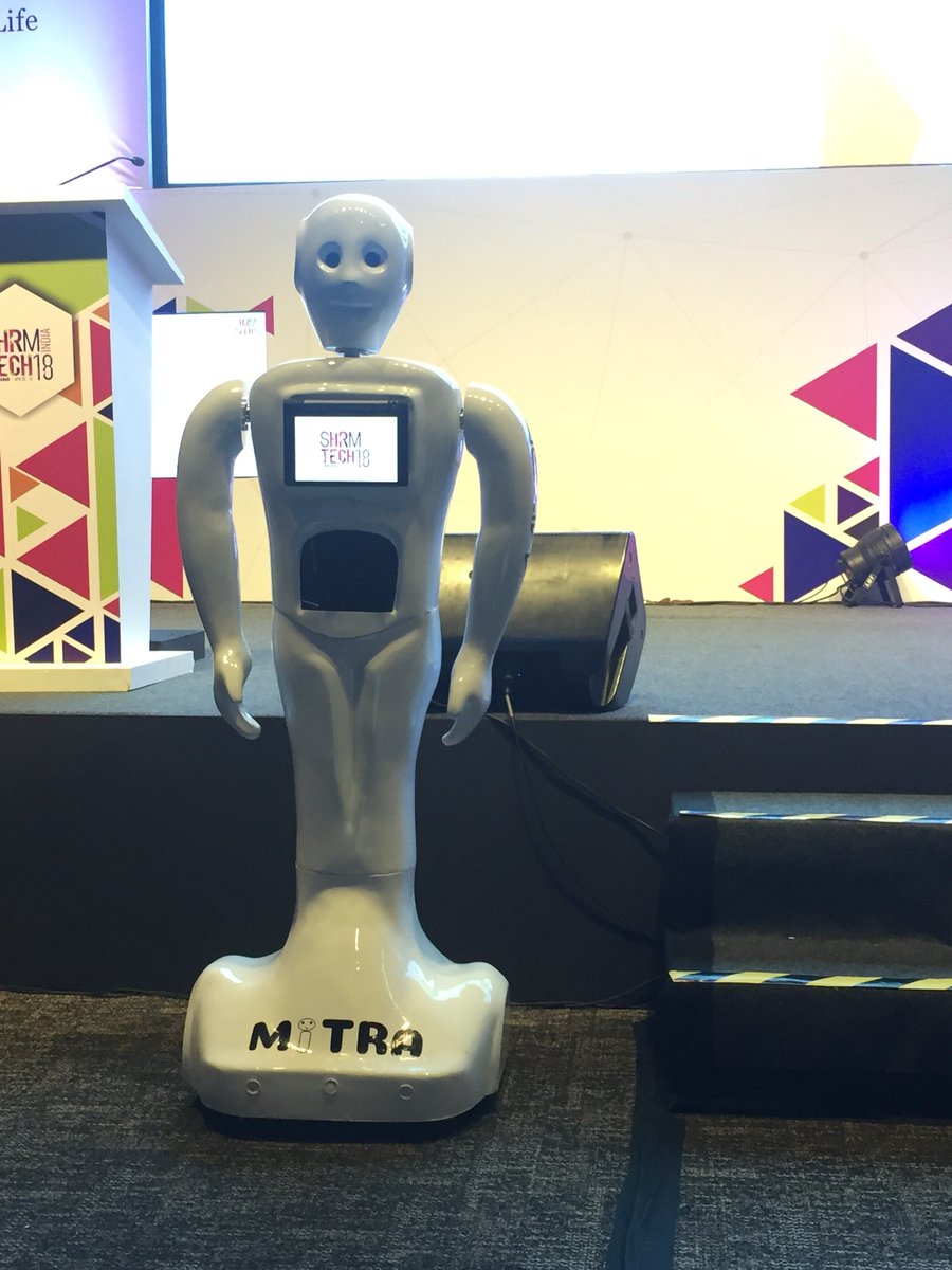 ashishgakrey's tweet photo. What a way 2start...our host Robot MITRA welcoming everyone #SHRMTech18 started.

Housefull with 1000 #HRLeaders #HRDelegates #HRFriends

Opening remarks by @JohnnyCTaylorJr CEO of @SHRM #SHRM &amp; @AchalKhanna1 CEO of @SHRMindia #SHRMindia Soon SHRM Tech Conf 2b conducted in Dubai https://t.co/gGjhKqDDBw