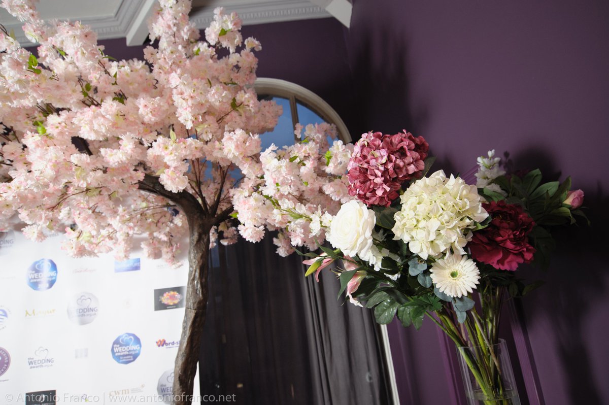 #TWA18 What a fantastic evening! Check out our logo wall and the amazing blossom trees by one of our suppliers Sponsors <a href="/ThorntonEvents/">Thornton Events</a>