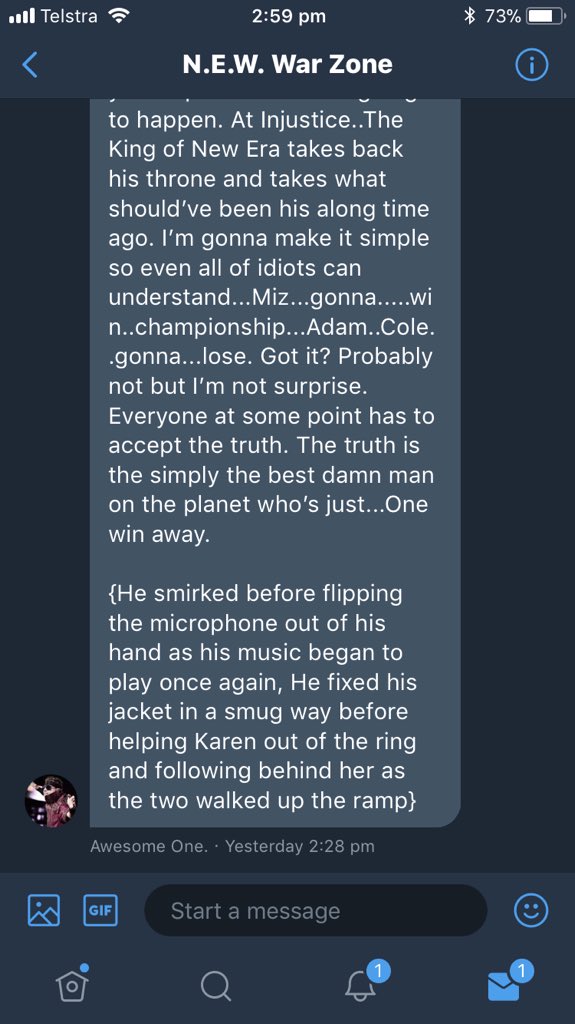 Number one contender to the N.E.W. Championship <a href="/RulingTheAList/">A-Lister {Fake}</a> appears to be in <a href="/WeKarenALot/">Karen Jarrett, CEO -Parody-</a>’s good graces. Could this be NEW’s most powerful pairing? [2/2]