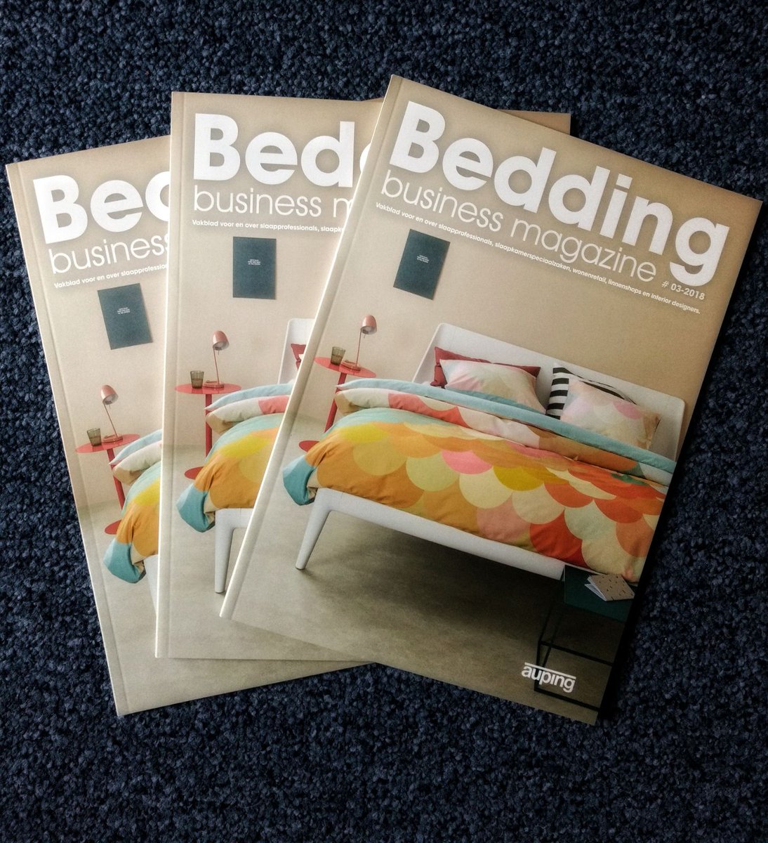 Bijna op de mat..... #Bedding Business #Magazine, een uitgave van Business Content Media  <a href="/AupingNL/">Koninklijke Auping</a> #vakblad <a href="/BTOB_COMMERCE/">RichardvdHak</a>