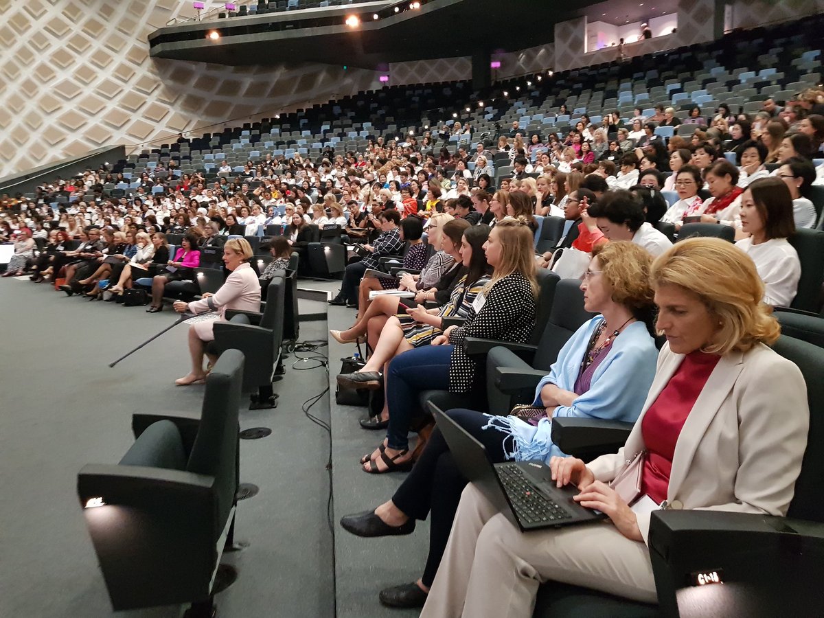 sarah__amc's tweet photo. Here we go! @GSWSYD 2018. Three days of activities celebrating and exploring the theme of 'Women: Creating Economies of Shared Value", with female leaders &amp; trailblazers from around the world.

Follow me for live updates @sarah__amc

#GSWSydney #Equality #Empowerment https://t.co/xrXgIfL2rx
