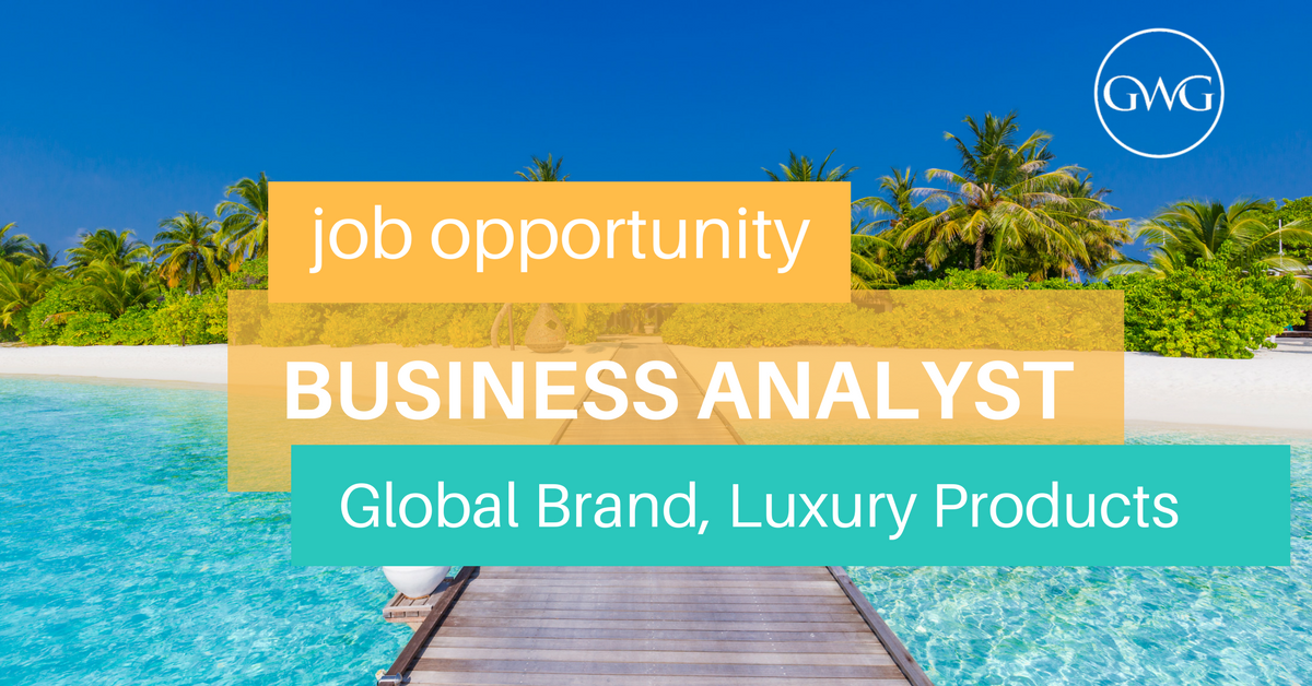 GWGPartners's tweet photo. Amazing job opportunity for a Business Analyst at a Luxury Travel Company - https://t.co/hTJTMiipz4 https://t.co/Ct72Rd5kxZ