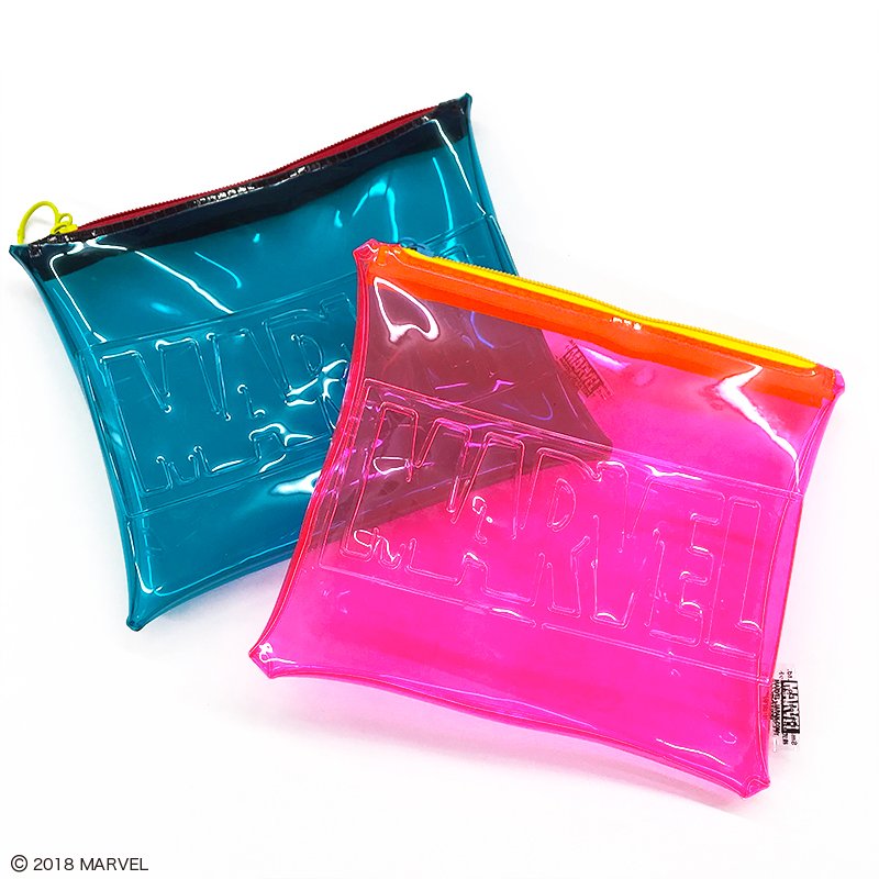 【新品未使用】LINKABLE ピンク ネオンビーチバッグ 商品情報】 ネオンカラーがカワイイ😍💕 ✨ビニールポーチ（全2色