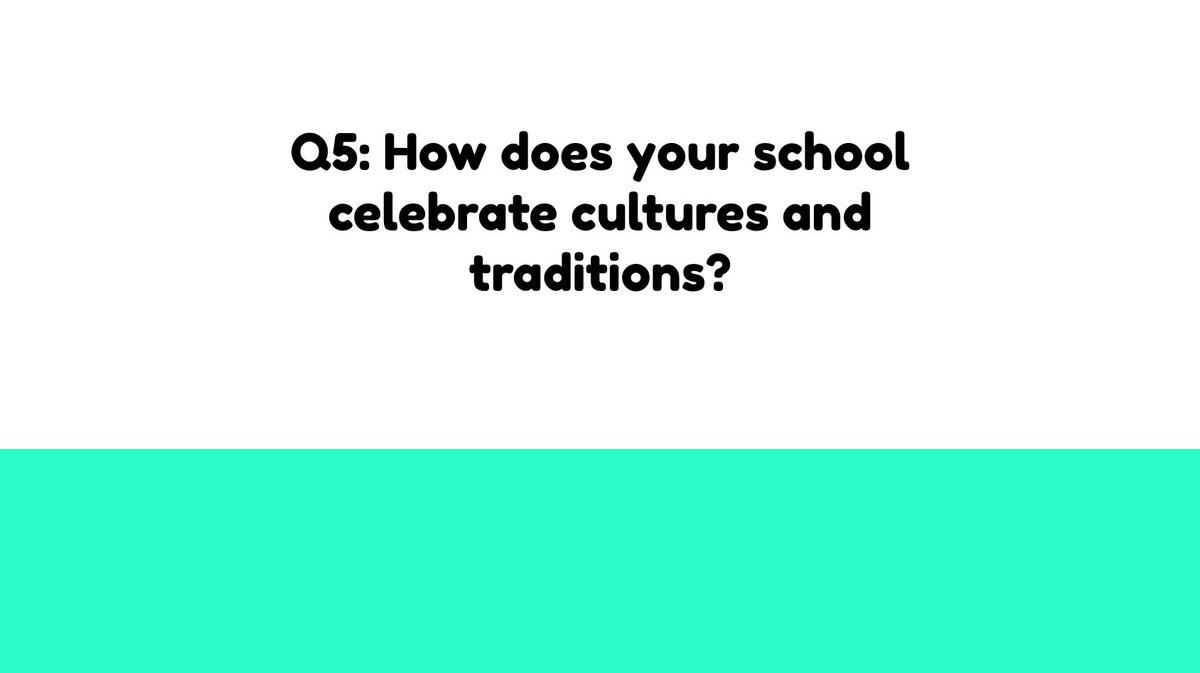 jmandell53's tweet photo. Q5: How does your school celebrate cultures and traditions? #d96chat https://t.co/qo9AQanfvg