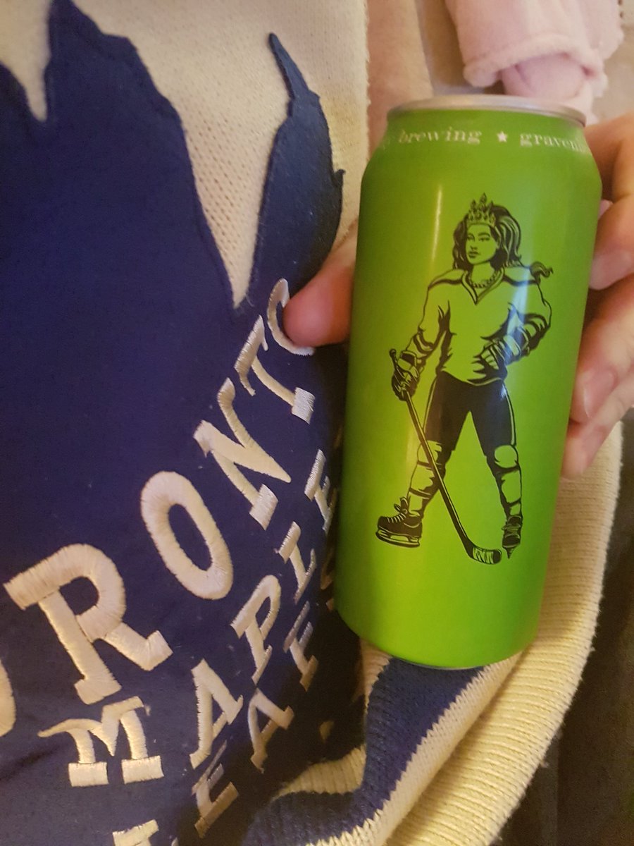 Venkmn's tweet photo. A Big Moment deserves a Bigger Beer!
GO LEAFS GO!!! @sawdustcitybeer #princesswearsgirlspants #game7 #Leafs https://t.co/JqUmBmqK97