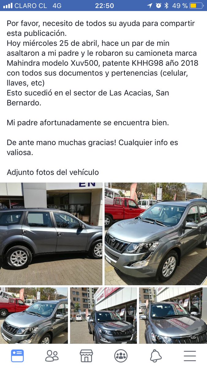 ClubYamahaChile's tweet photo. @PDI_CHILE @autosrobados_Cl #portonazo RT porfa https://t.co/2Hx3t8pu2c