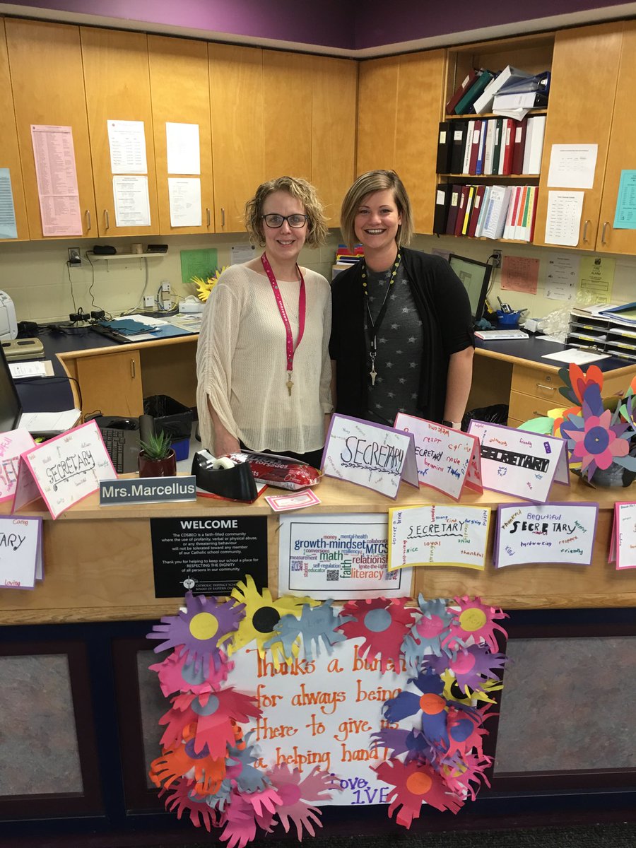 Happy Secretary Day to these ladies who truly take care of us here at MTCS. Thank you for all you do- we are truly best to work with such a great team.