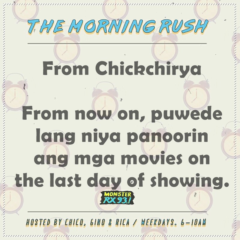 RX931's tweet photo. TOP TWEET FOR #AngDapatSaSpoiler

TUNE IN EVERYDAY TO #TheMorningRush from 6-10am https://t.co/ioSajqgsAX