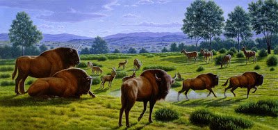 EcologyDude's tweet photo. Pleistocene parks are different then Jurassic Park because instead of bringing back extinct creatures, they're bringing back existing creatures whose populations have died out in order to resuscitate ecosystems.

#iceage #ees028 https://t.co/VYxqXTCxv2