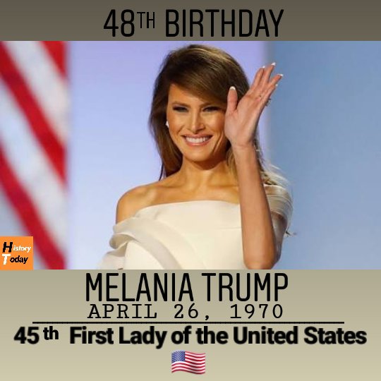 We wish Melania Trump, a Happy Happy Birthday!
|| 