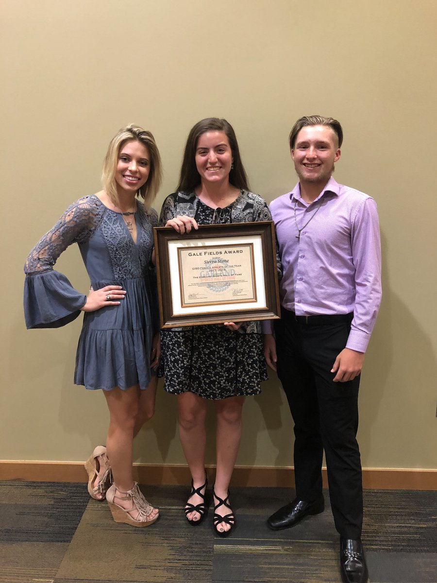 blessed to be named the GISD female athlete of the year!!