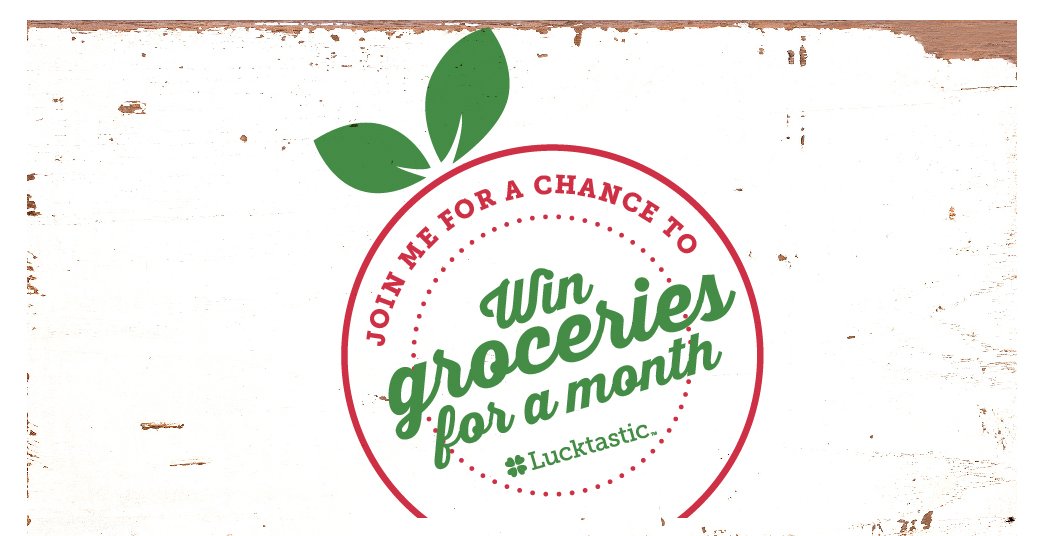 Sweet_Mariee's tweet photo. I could win a month of free groceries from Lucktastic! https://t.co/VJwDWWxuD7 https://t.co/6zJovtVTAH