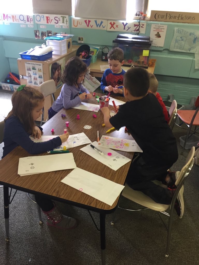 jpettykc's tweet image. Using our writing skills to make bags for the Ronald McDonald House during Kindness Week.
