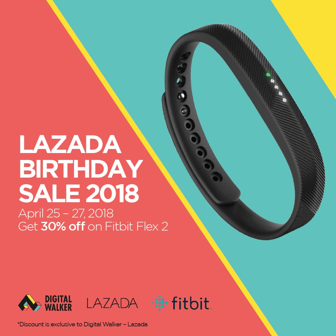 digitalwalkerPH's tweet image. LAZADA BIRTHDAY SALE 2018!

Get 30% OFF on Fitbit Flex 2 when you buy it at Digital Walker - Lazada

Shop here: lazada.com.ph/products/fitbi…

From April 25 to 27, 2018. #DigitalWalker #Lazada #Fitbit