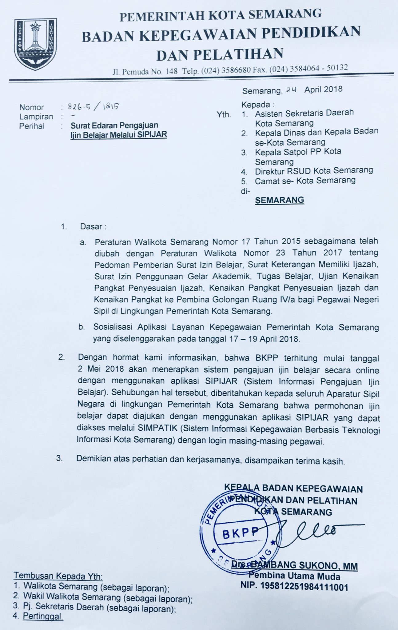 Bkpp Kota Semarang On Twitter Kabar Gembira Untuk