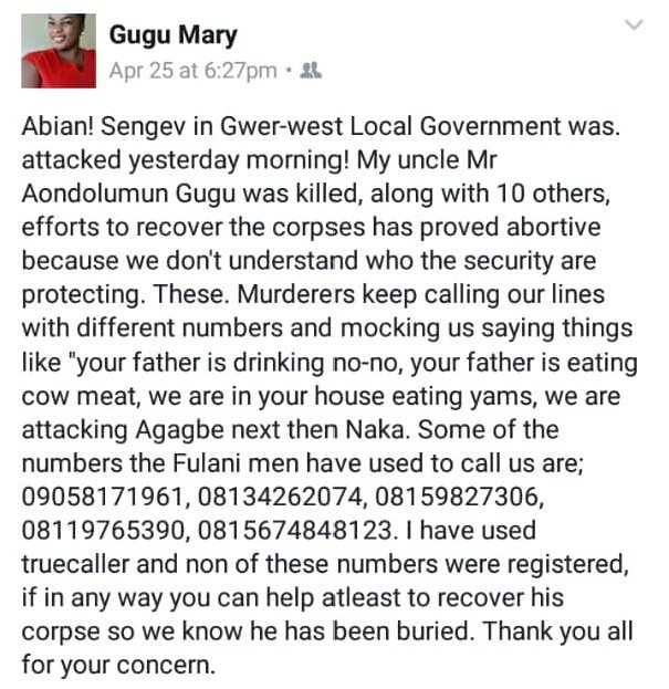 benuemayor01's tweet photo. @AishaYesufu @renoomokri @OfficialNiniola @OmoseKingsley @SolomonAmande @Omojuwa @ShehuSani @TalkYourOwn @Honitayo1 @zaki_grm @ngutsav @BenueMourns @benuestategovt @iam_mcbaloo @2xtessy @HillaryClinton @realFFK @FemAdesina @MBuhari @bukolasaraki https://t.co/TeC1PSdbjX