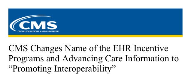 ChrisEmper's tweet photo. Yesterday @CMSGov changed the name of the #MeaningfulUse EHR program to the “Promoting Interoperabilty” program &amp; my only response after reading the rule today is to quote Wayne’s World: “Nice name...not!” https://t.co/ruWVHf4Zv0