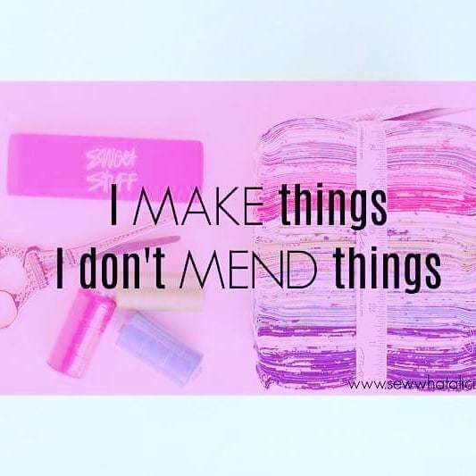 SewWhatAlicia's tweet photo. Anyone else feel this way? I just want to make pretty things and not "mend" things. I include laundry, cooking, and just chores in general in mending. #makeprettythings #craftygirl #crafts #makersgonnamake #handmade https://t.co/KyfCfrbwxd https://t.co/sKOt13VuM9