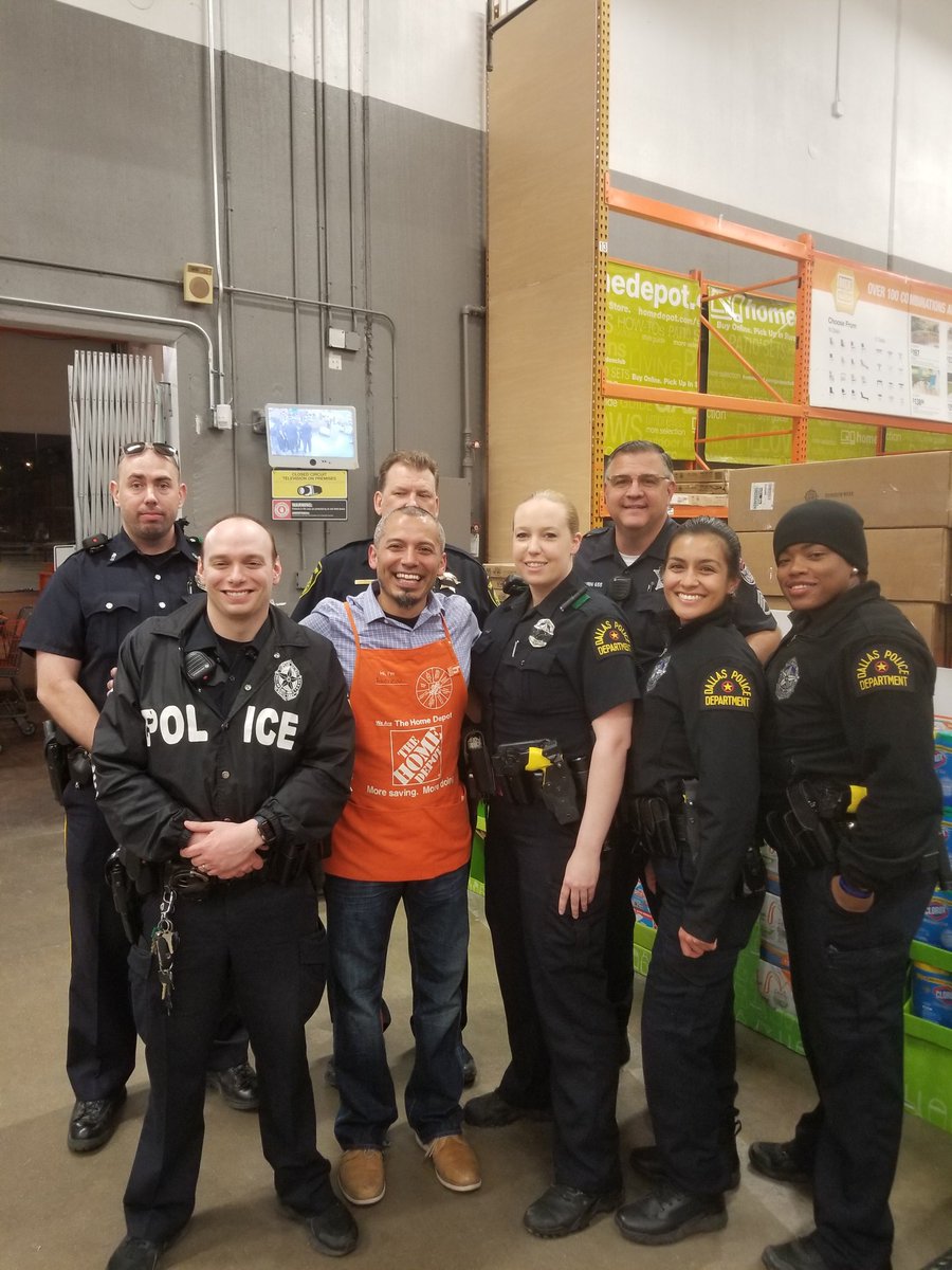 Gabe Palacios (@gabepalacios23) on Twitter photo HUGE Shout to DALLAS POLICE DEPARTMENT for your great partnership and Your Great Support THANK YOU from Home Depot 6503. DPD is our extended family not only do we Bleed Orange We Now BLEED BLUE!! Living our values Taking Care Of Our People. ๐ฎโโ๏ธ๐ฎโโ๏ธ HUGE Shout to DALLAS POLICE DEPARTMENT for your great partnership and Your Great Support THANK YOU from Home Depot 6503. DPD is our extended family not only do we Bleed Orange We Now BLEED BLUE!! Living our values Taking Care Of Our People. ๐ฎโโ๏ธ๐ฎโโ๏ธ
