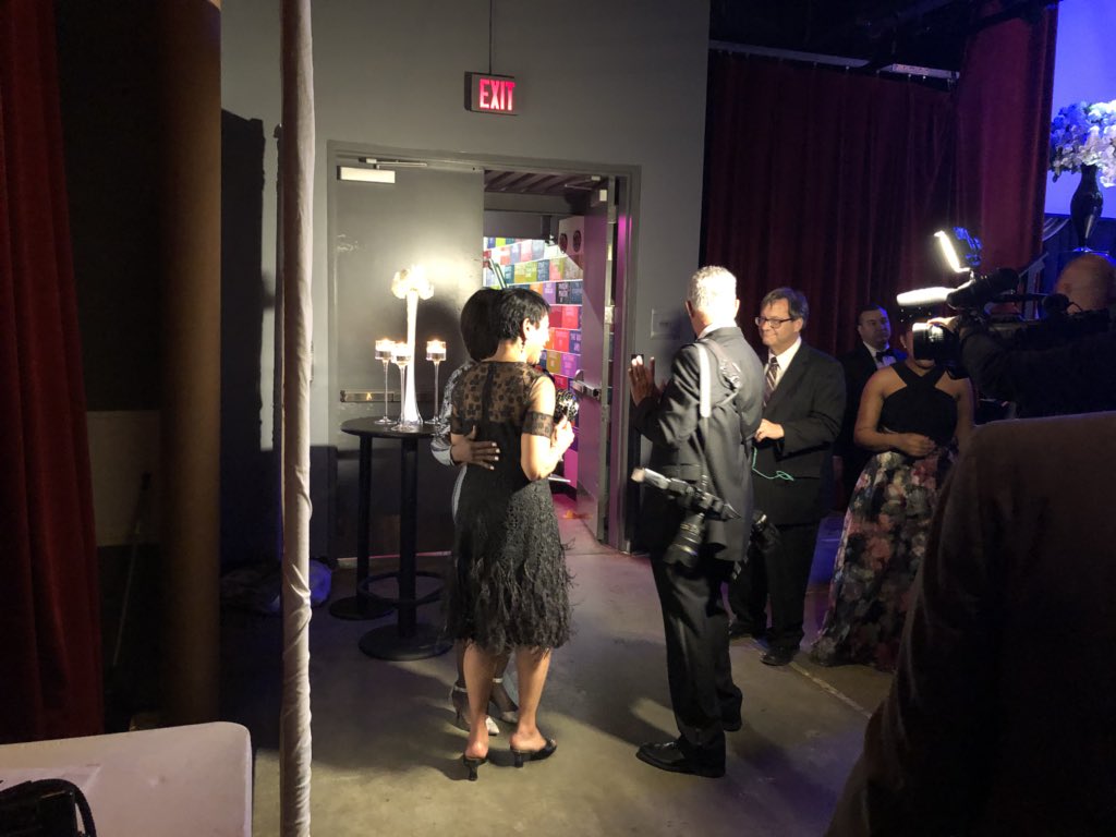 MandiWyndham's tweet photo. A little #bts @ the #EPICAwards @mymcmedia #EPICMCM https://t.co/4m1UXA6kgI