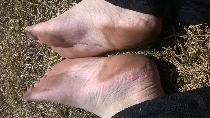 The result of playing in the yard barefoot with My fur baby all day long 🐶🐾  #DirtyFeet #FootFetish #LickThemClean<a href="/tag/footfetish"class="tags"><span>#footfetish</span></a><a href="/tag/dirtyfeet"class="tags"><span>#dirtyfeet</span></a><a href="/tag/lickthemclean"class="tags"><span>#lickthemclean</span></a>