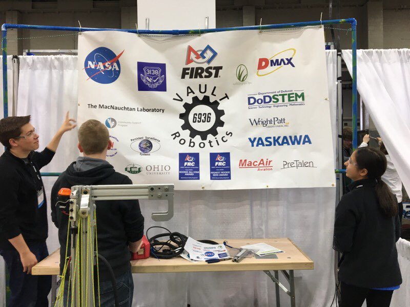 FRC6936's tweet image. Thank you to all our sponsors!! Supporting our future thinkers - SO important to our community. #stemheads #coolrobot