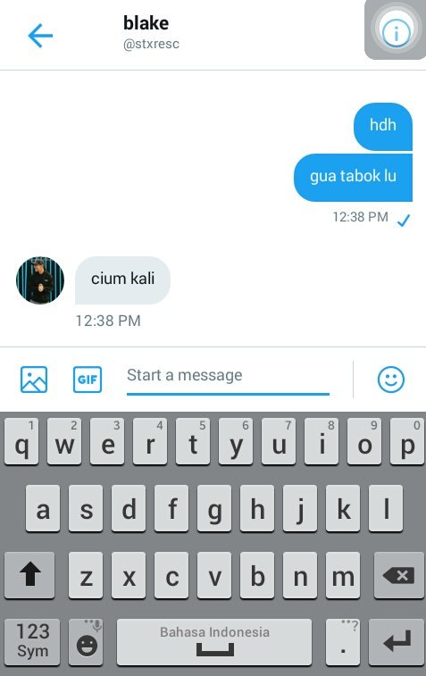siapa si ni ganjen bat ni minta cium