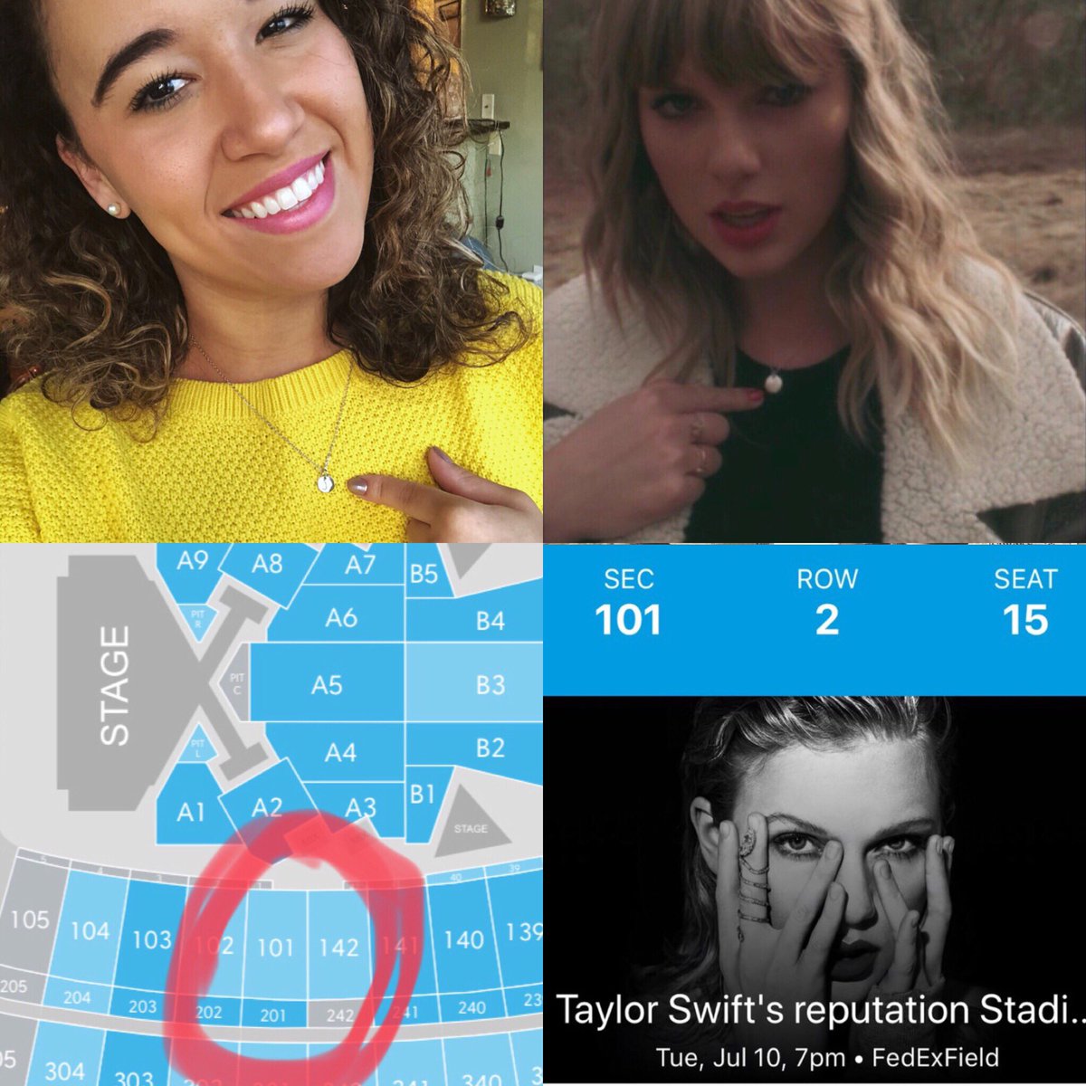 SwiftlySavvy's tweet photo. 76 days until I see @taylorswift13 - feeling HYPE 🤩 @taylornation13 #reptutationstadiumtour #repTour13days https://t.co/q8BX5RAByu