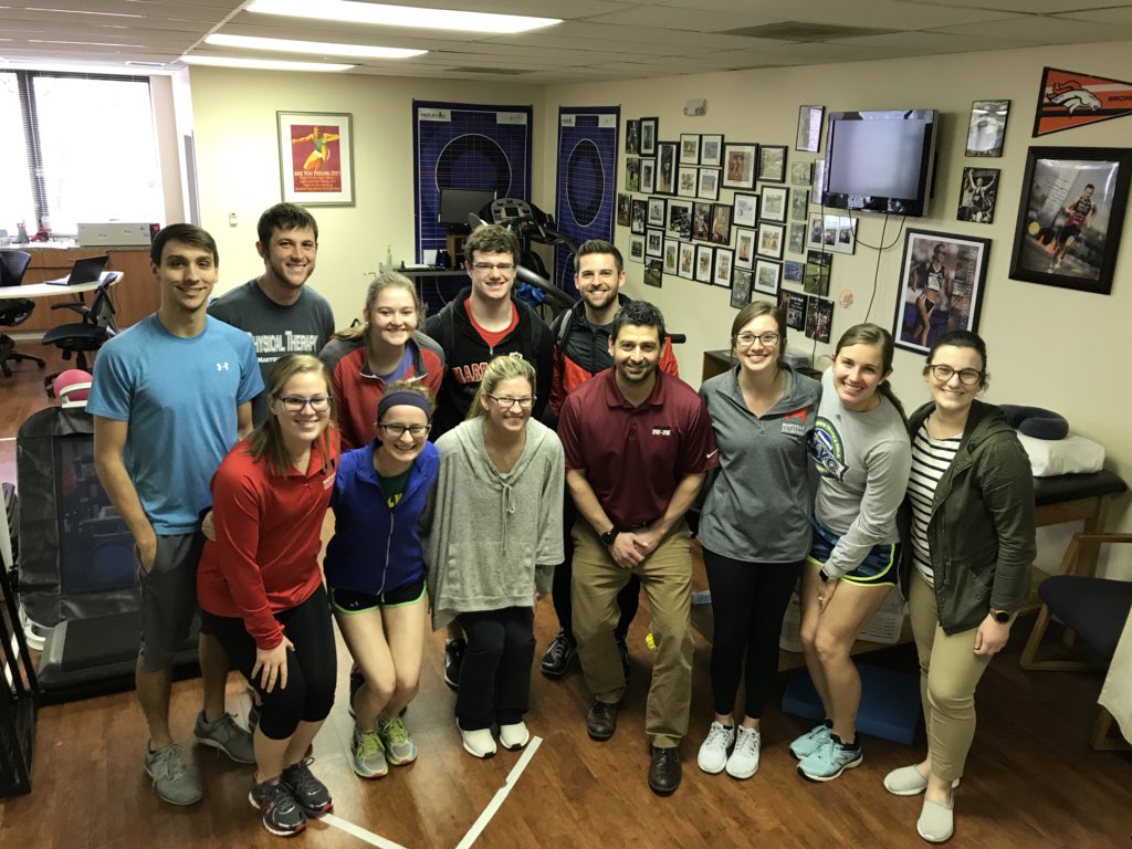 RACESTL's tweet photo. Final biomechanics class with @MaryvilleU DPT students @peaksportspine We wish them best of luck in the upcoming clinical rotations. #lovemyjob #PT4runners https://t.co/zdT86McsTK