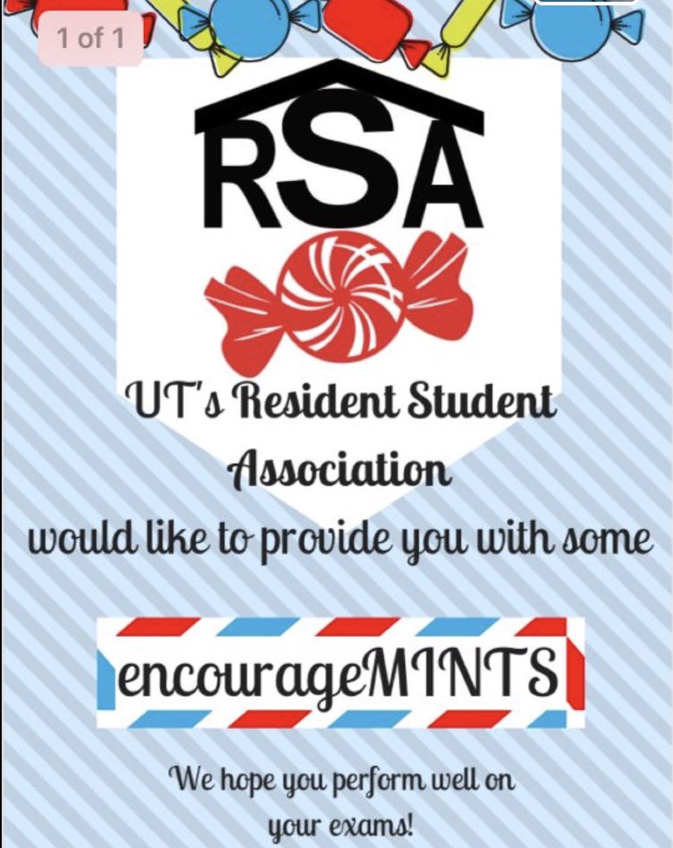 utoledoRSA's tweet photo. Be on the lookout tomorrow at your Residence Hall Front desk 👀🍬 https://t.co/MFo8vB9GN7
