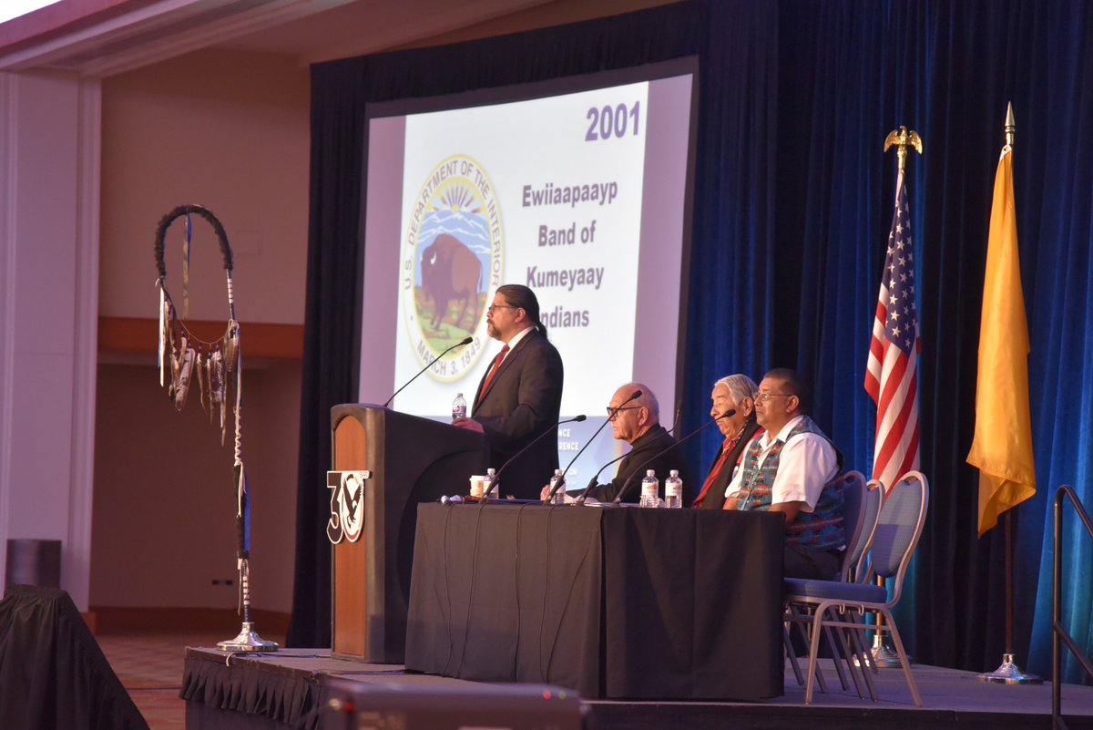 USIndianAffairs's tweet photo. “Self-governance has been the most pivotal policy initiative and undertaking by tribal governments in the past century of the U.S. Federal – Tribal Relationship.” – PDAS Tahsuda at the 2018 Self-Governance Conference #SGCE30 #SelfGovInAction https://t.co/oSMKfCn5BQ