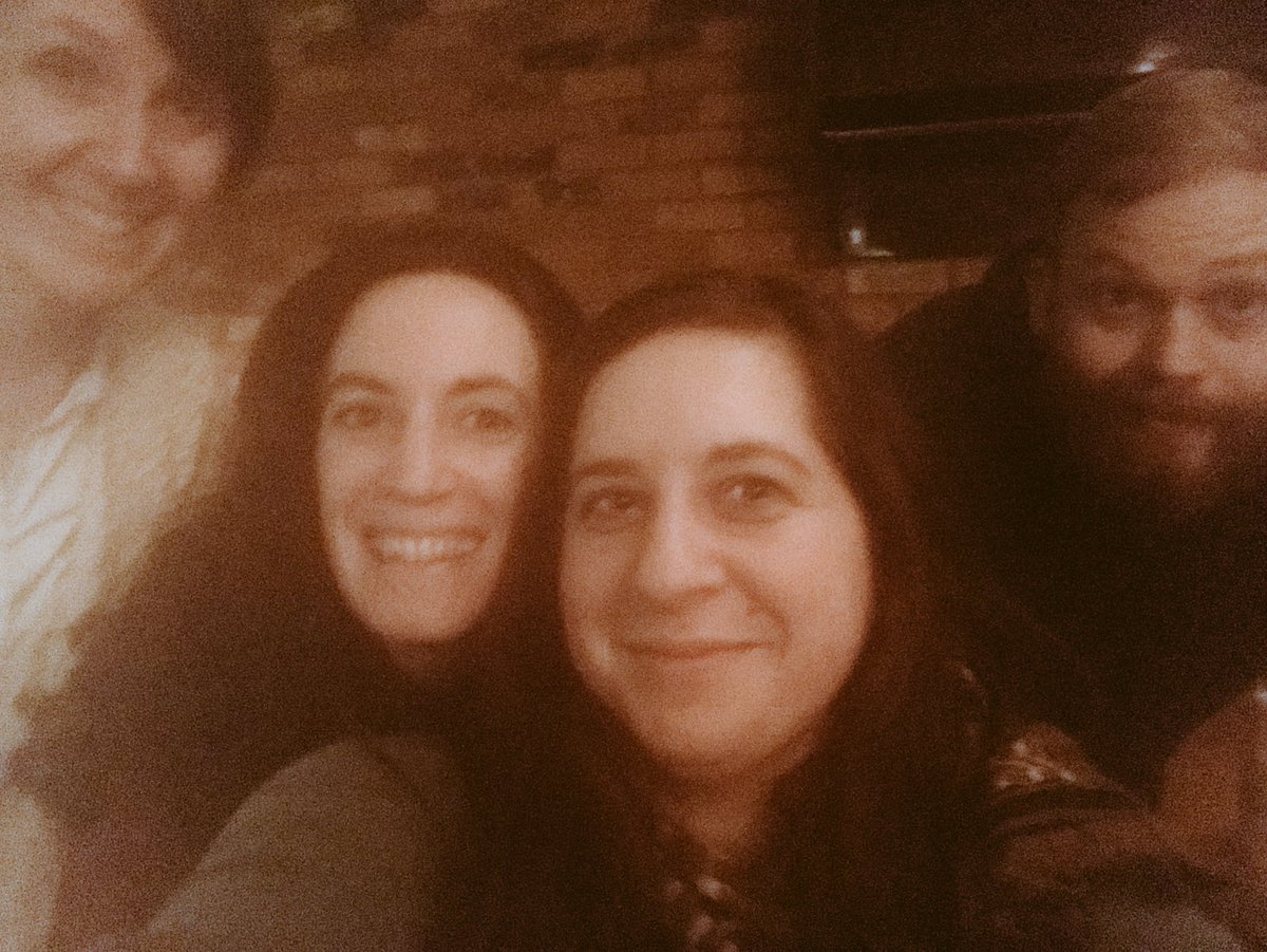 NETEnsembles's tweet photo. #NETdate with @SherrineAz of NET & @AHostofPeople, @JakeHookerAnd of A Host of People, Sara Zatz of @pingchongco, and the great Ashley Sparks all in Detroit❤️❤️❤️! https://t.co/R1PeJ8Xy8s