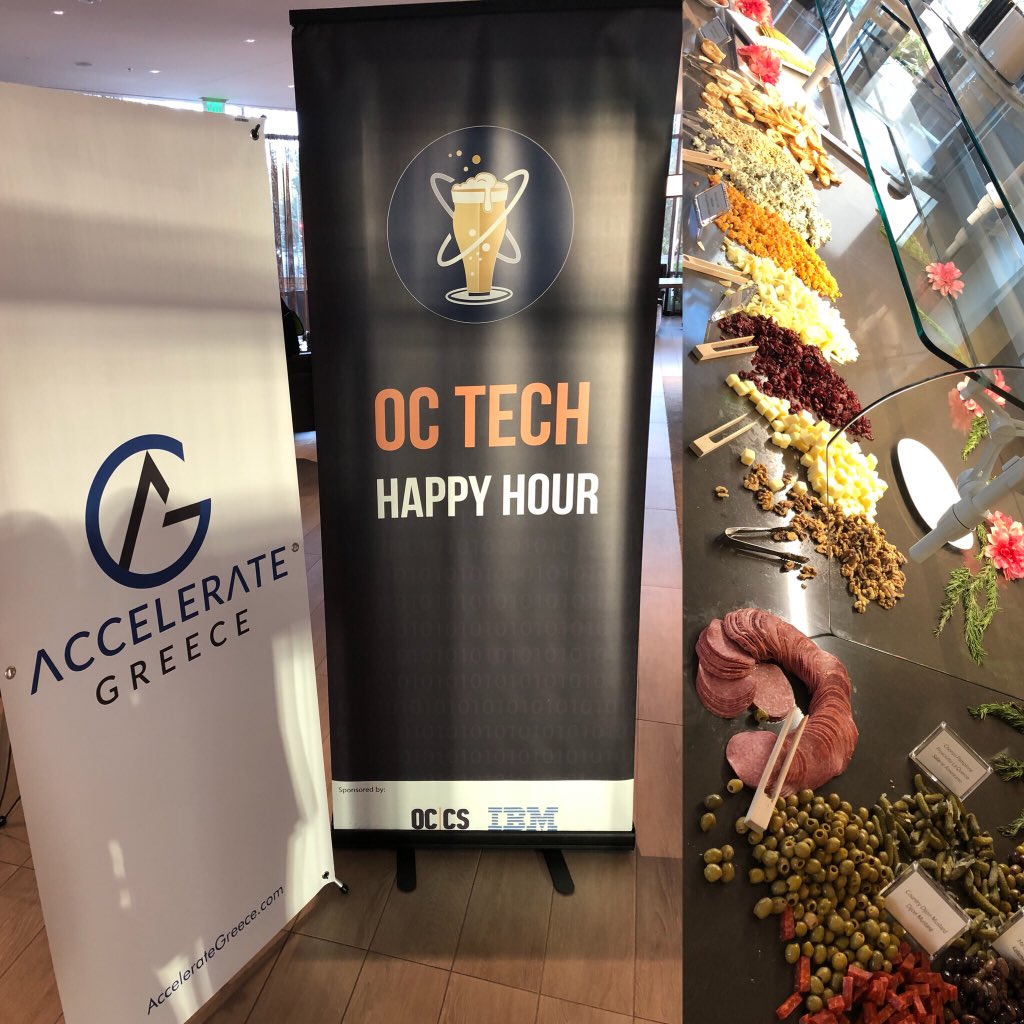 Thomaspeters's tweet photo. Attending OC Tech Happy Hour With The Best &amp; Brightest In The Tech World #octhh #tech #oc #irvine #cleantech #greentech #renewable #sustainability #NewportBeach #accelerator #eurekahub #eurekaon #eurekafest #AccelerateGreece https://t.co/yDpIIISyim